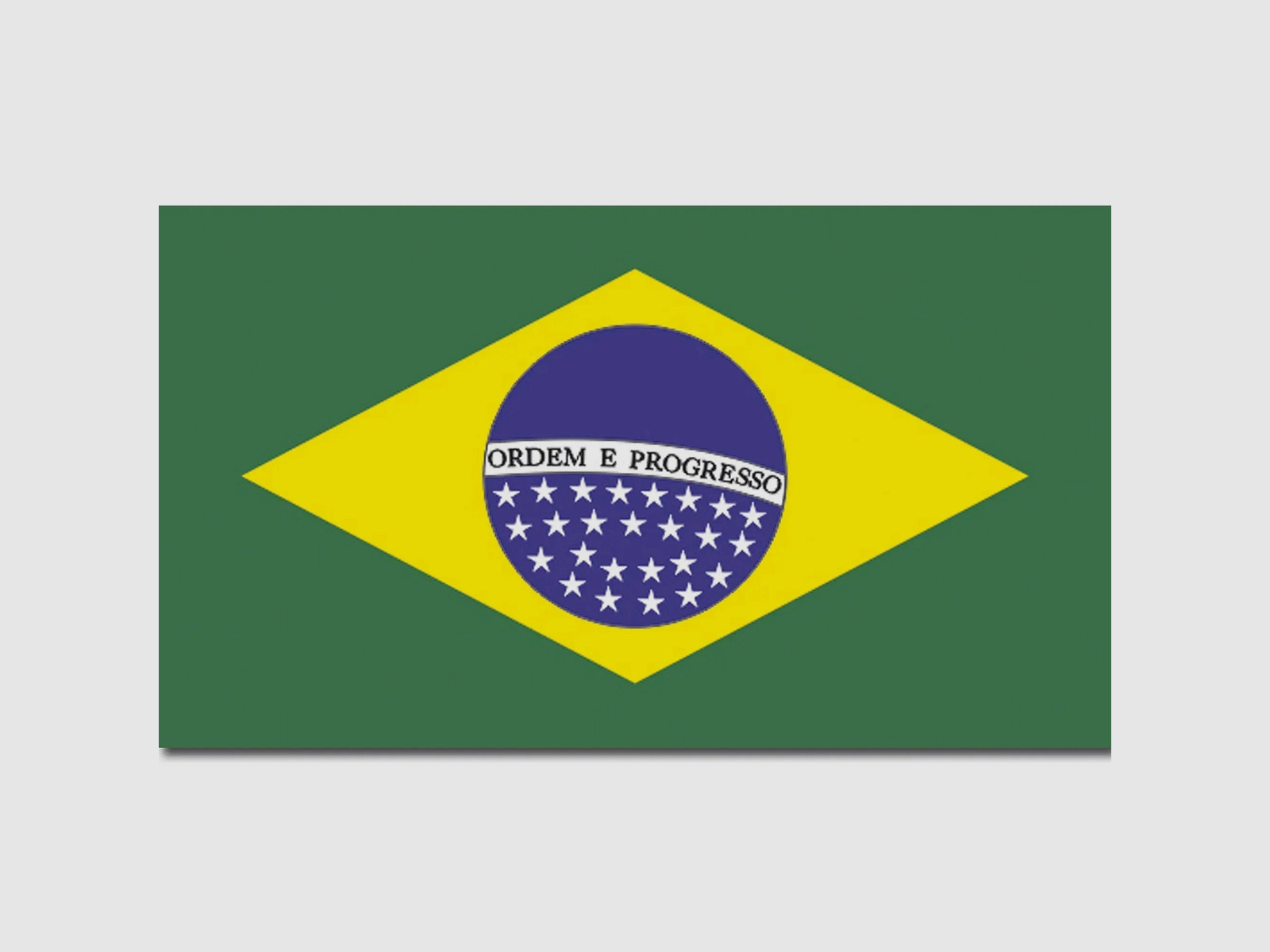 Unbekannt Flagge Brasilien