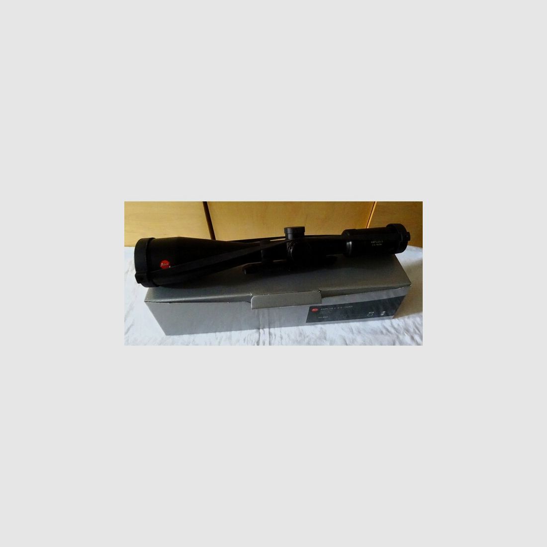 Leica Amplus 2,5-15x56 mit Dentlermontage Oberteilen
