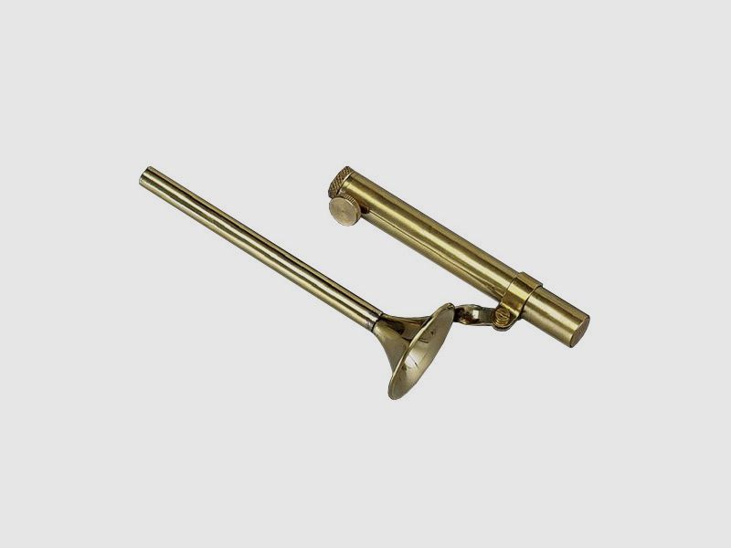 PulvermaĂź Kombi mit langem Pulvertrichter und RĂ¤umnadel LĂ¤nge 123 mm