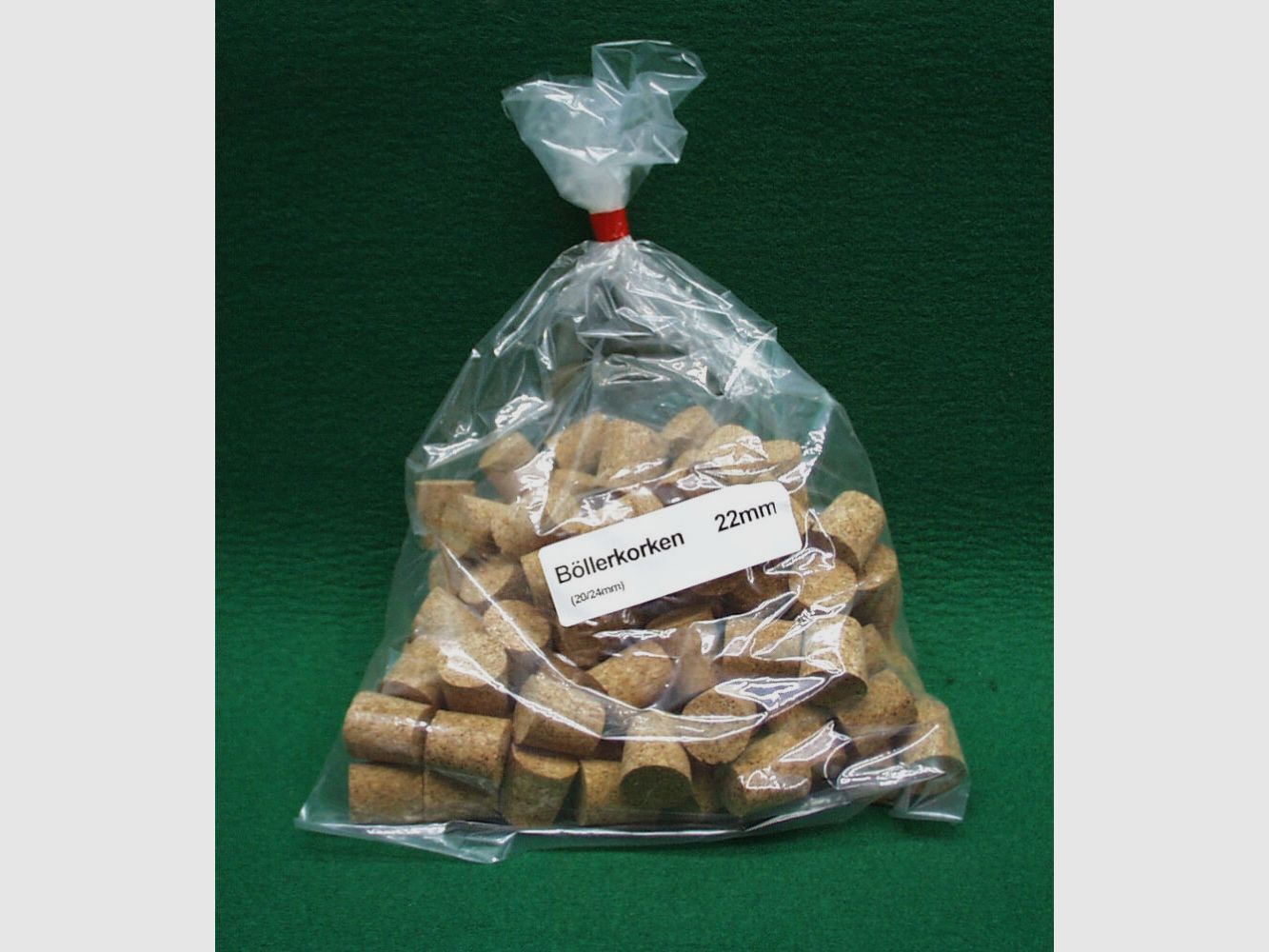 Böllerkorken Presskork 22mm