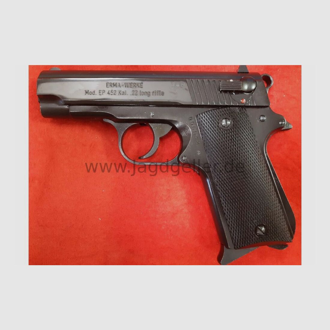 Erma EP 452 Pistole 22Lr mit Original-Karton und Papieren Top-Zustand .22lr