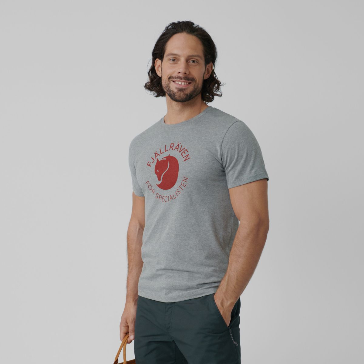 FJÄLLRÄVEN Fox T-Shirt M Grey Melange