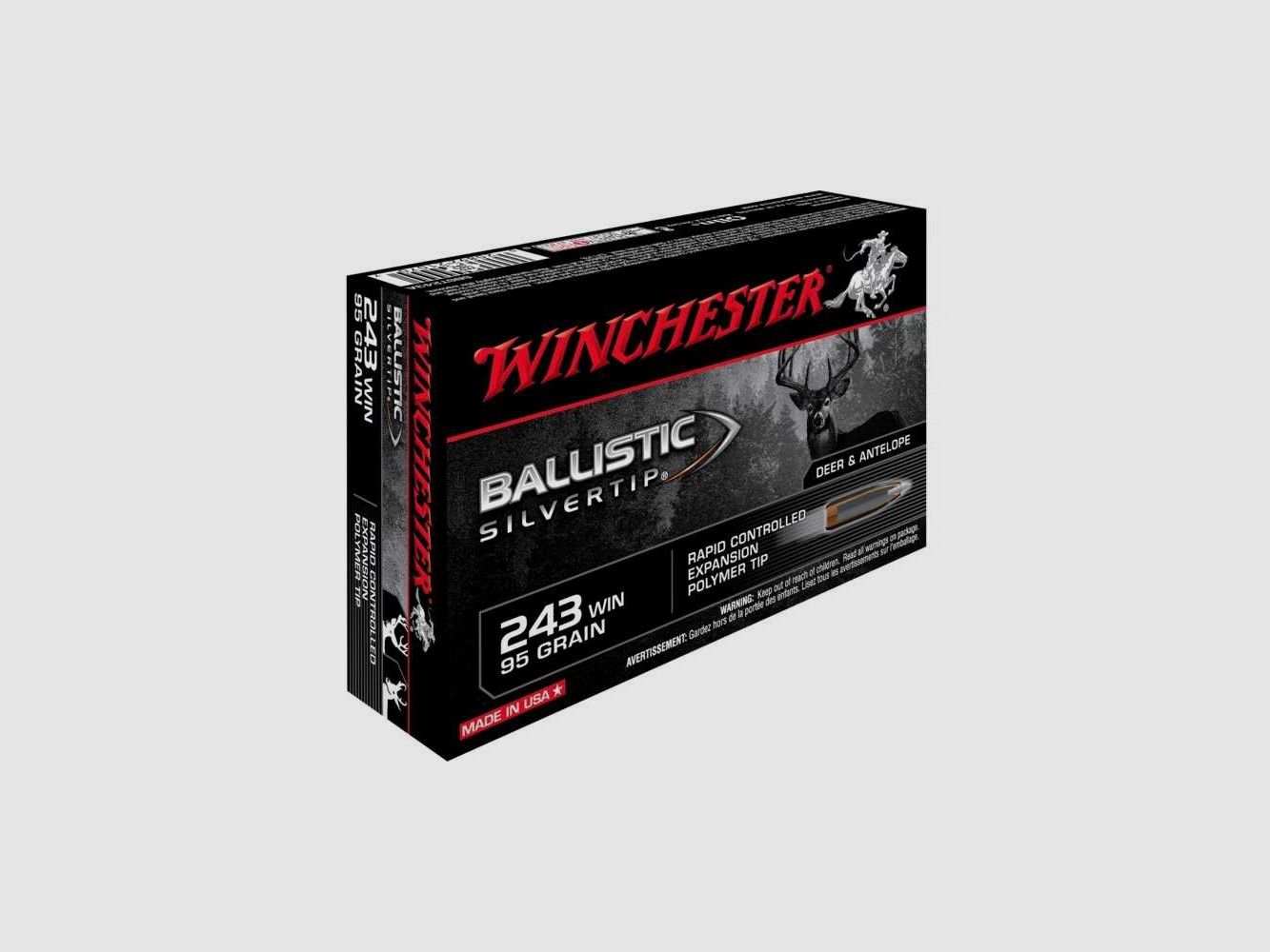 Winchester .243 Win. Ballistic Silvertip 95 gr, imagen 1 de 3