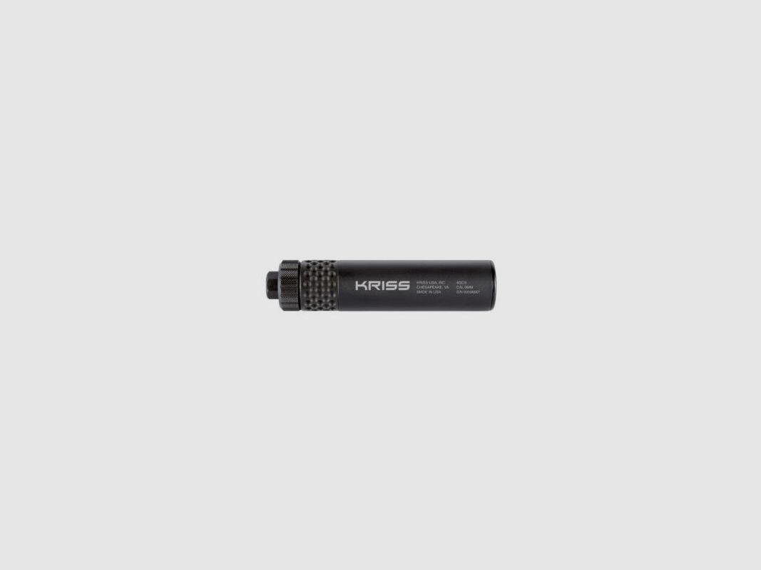 KRISS Pistol Suppressor APS Compact 4GC 9mm M13,5x1 LHT, immagine 2 di 2