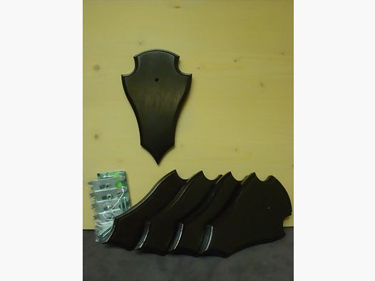 Bockbrett + Halterung - spitz (5er) Paket