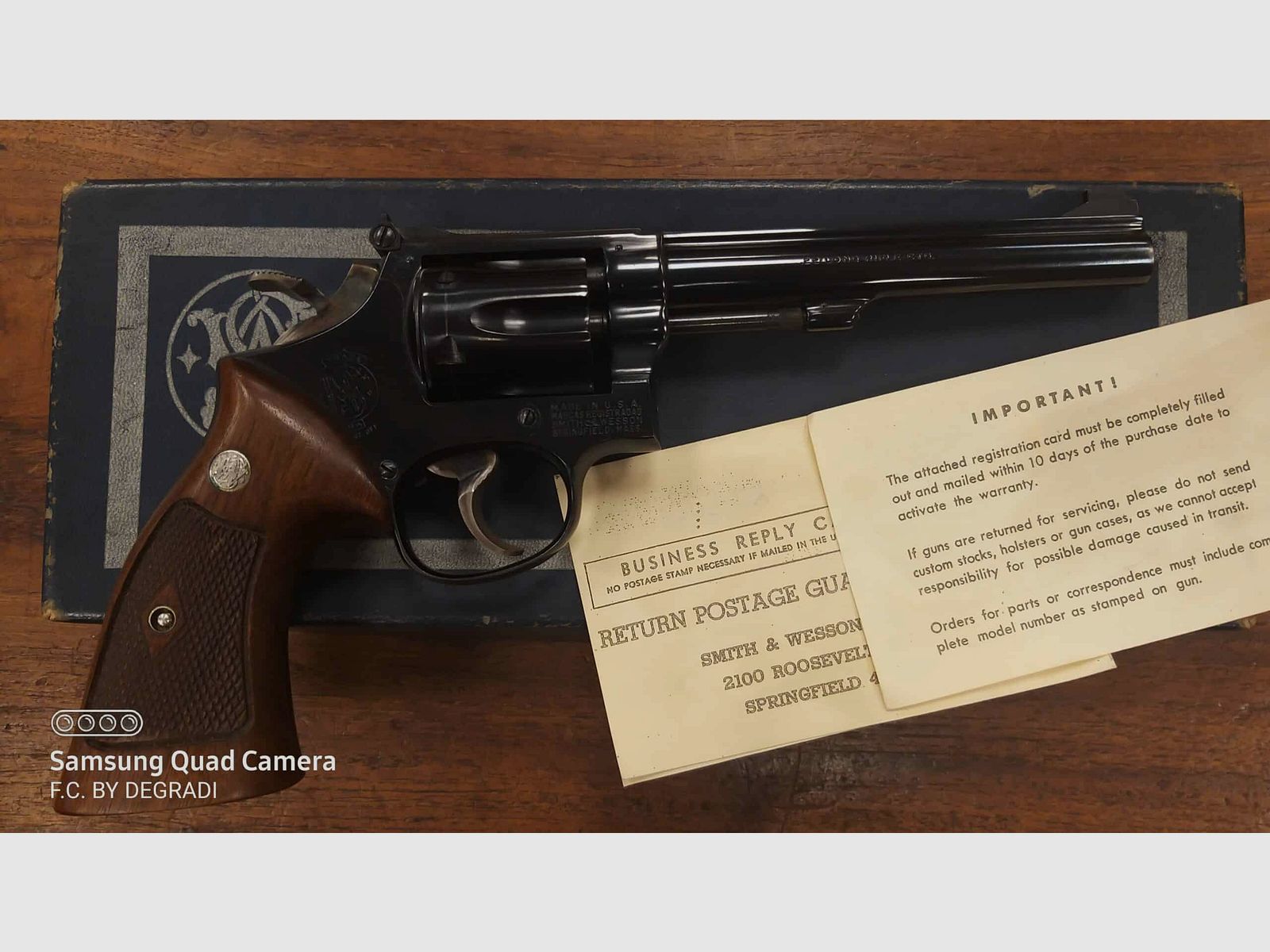 SMITH & WESSON MODEL 17-2 22 LR, immagine 2 di 3