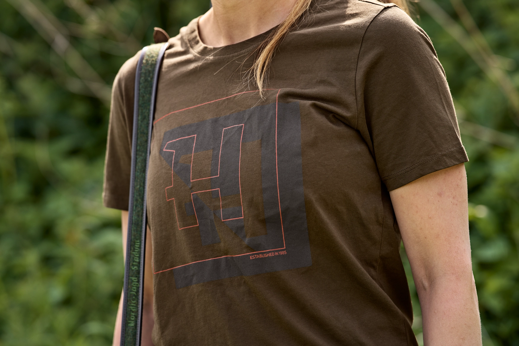 Koszulka damska Härkila H-logo S/S - Willow Green, zdjęcie 2 z 4