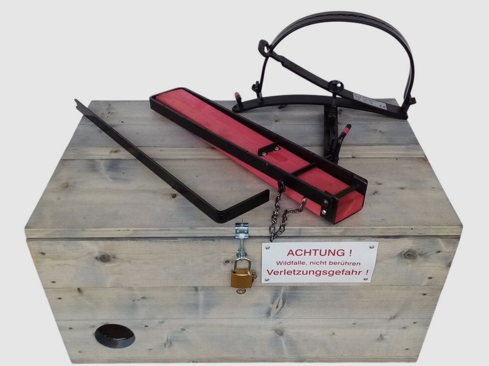 Abzugseisen mit Fangbunker