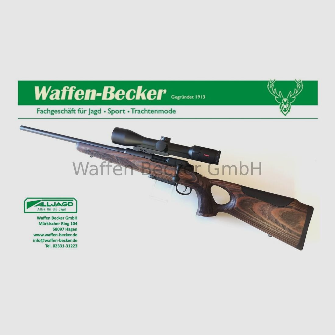 Mauser Mod. 25 Max Links Kal. .308Win. Geradezugrepetierer + Minox RS4 2,5-10x50
