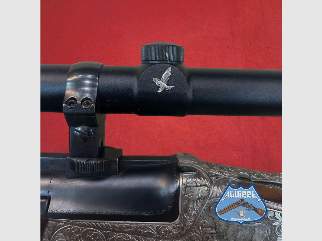Eén-schotsgeweer Zanardini handgegraveerd kal. .270 WBY Mag + Swarovski richtkijker 6-18×50, afbeelding 4 van 9