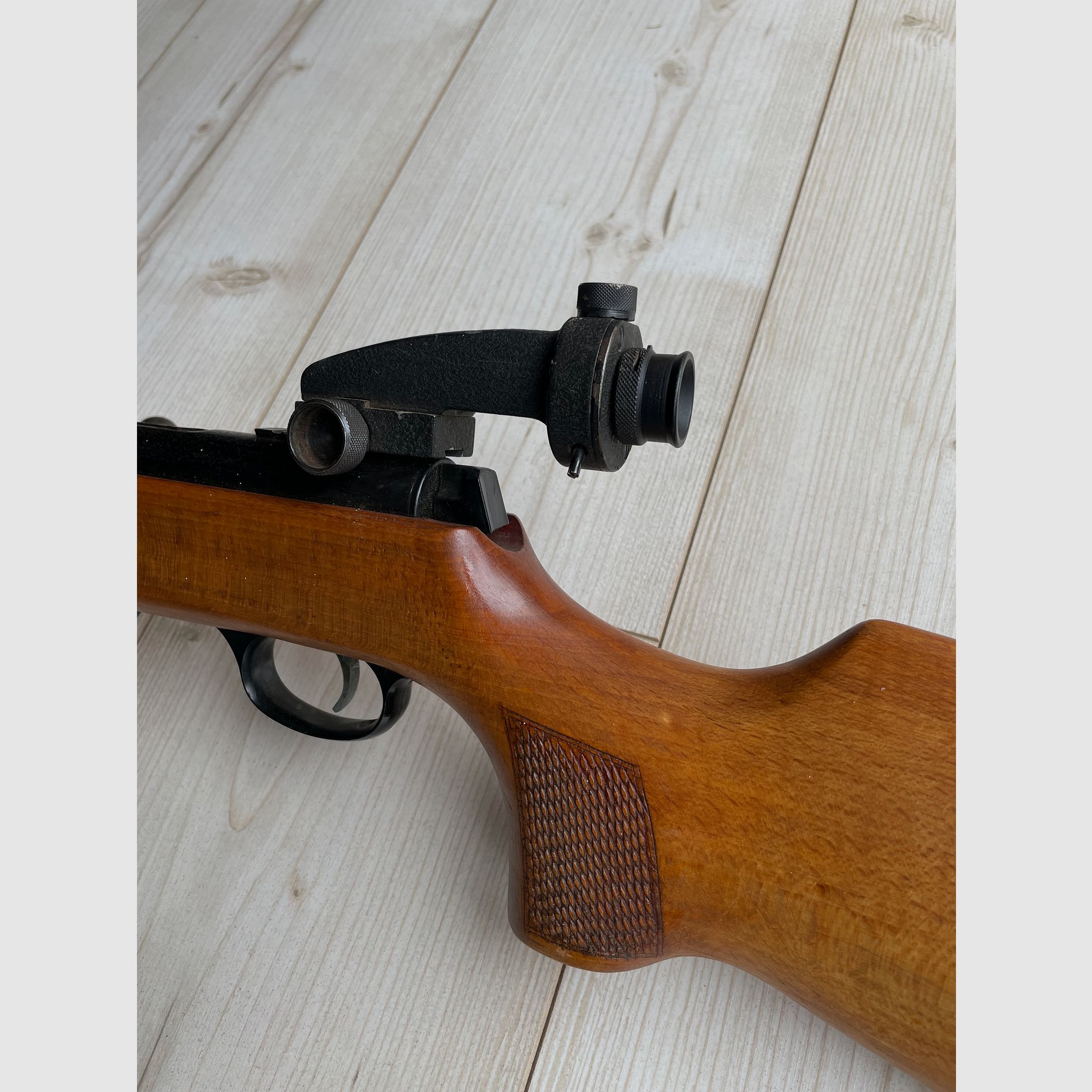 Haenel 311 air rifle with diopter, GDR