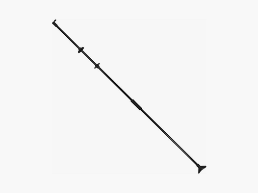 Haller Blasrohr Einteilig 120cm inkl Visier Pfeilhalter und 10 Pfeilen Schwarz