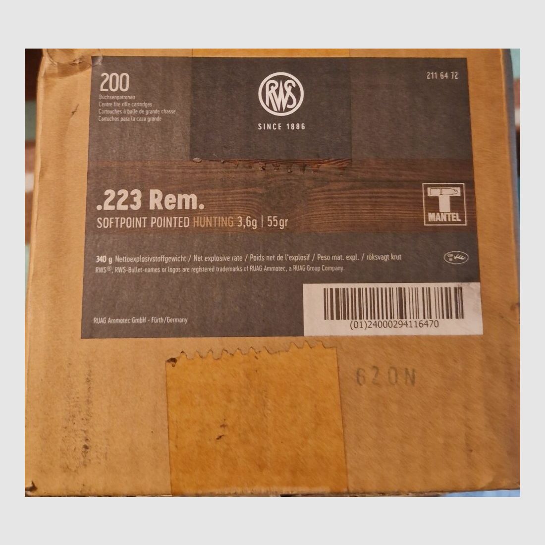 RUAG Ammotec GmbH 3,24 g giacca parziale