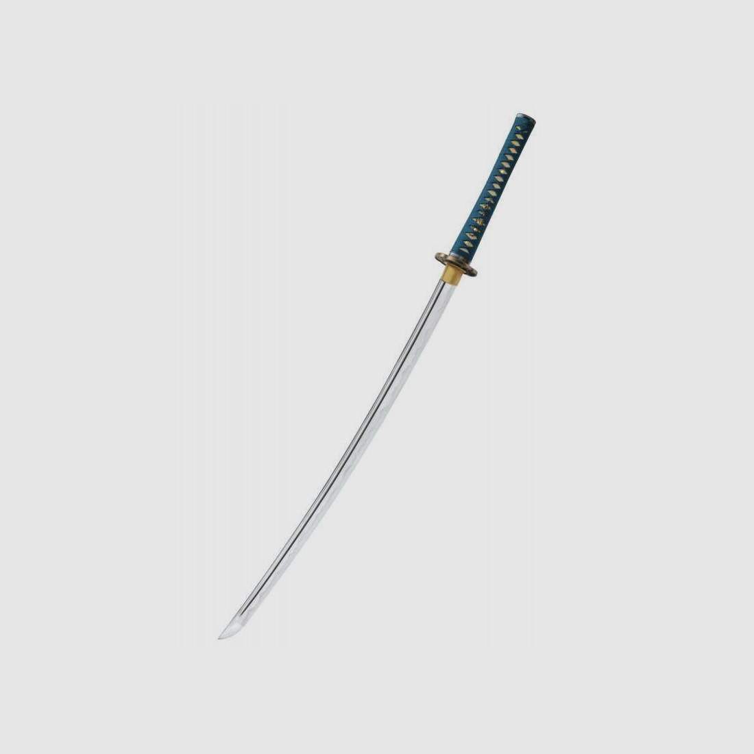 Shikoto Hammer-Forged Longquan Master Teal Katana handgeschmiedet