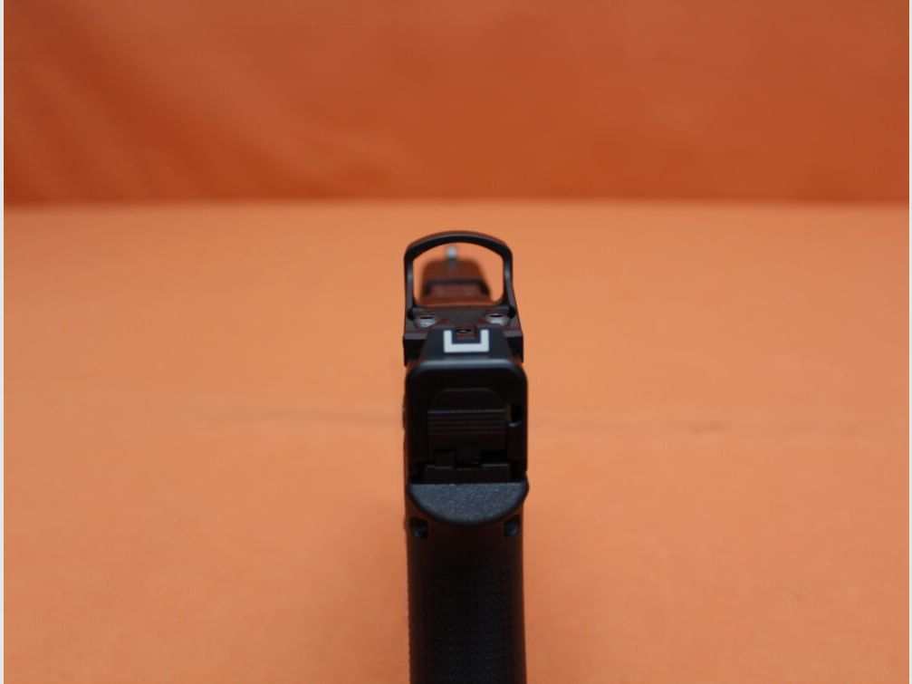 Pistolet Glock Ha. 9mm Luger Glock 43X noir R/FS MOS SHIELD RMSc Slimline canon de 87 mm / viseur à point lumineux