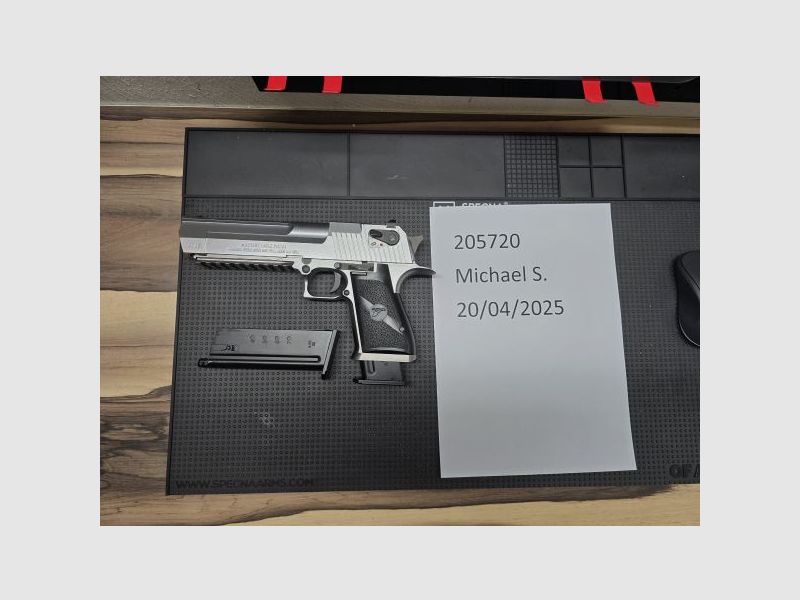 Desert Eagle .50AE GBB 6mm BB Airsoft + Magazin