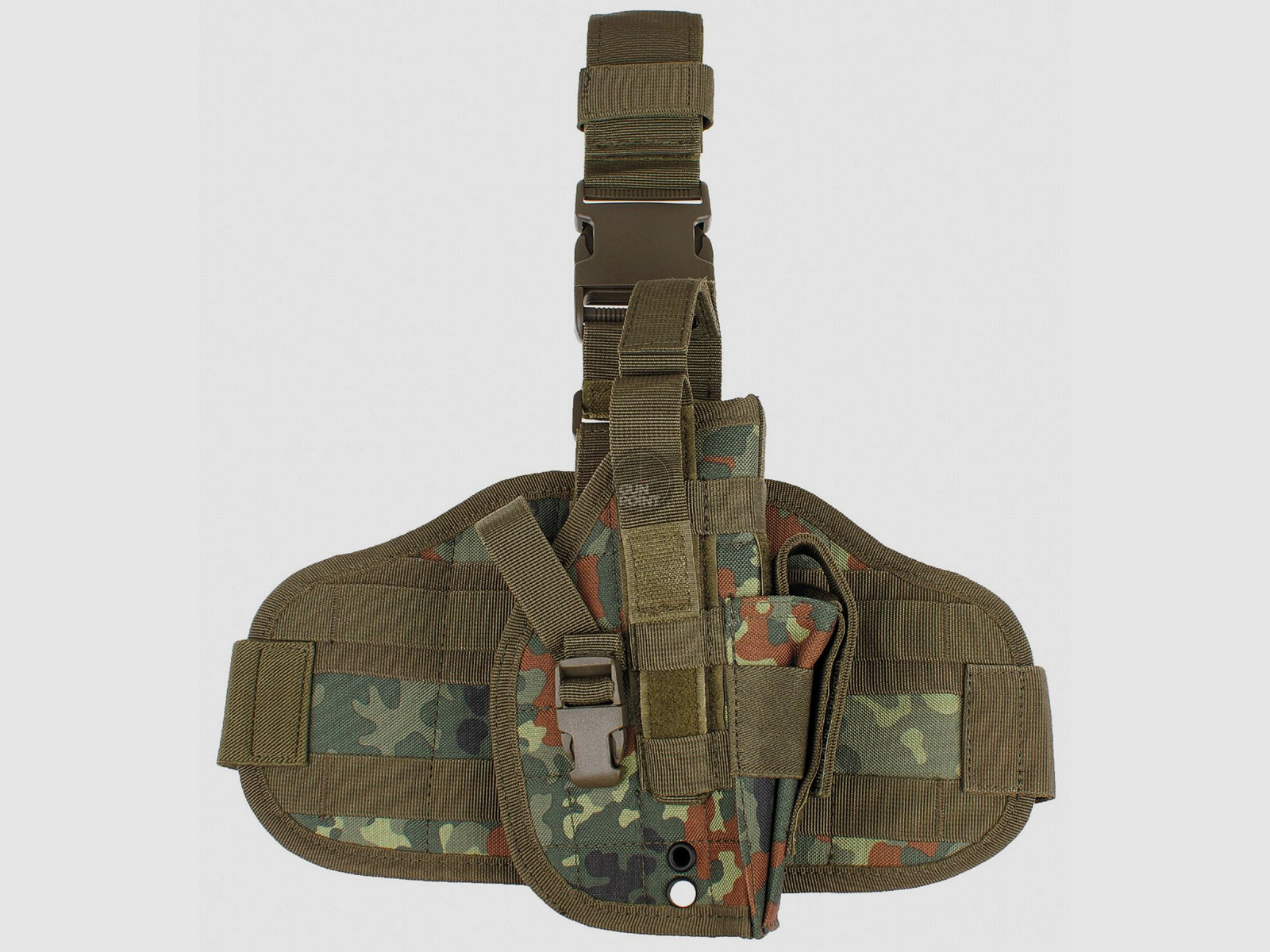 Pistolenbeinholster, "MOLLE",rechts, flecktarn