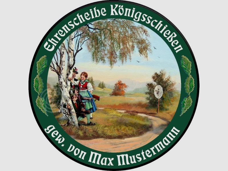 Schützenscheibe ECO-LINE Motiv 174