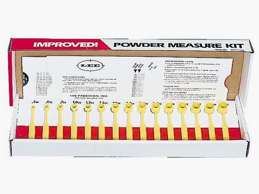 Cuillère à poudre améliorée Lee ensemble de 15 pièces