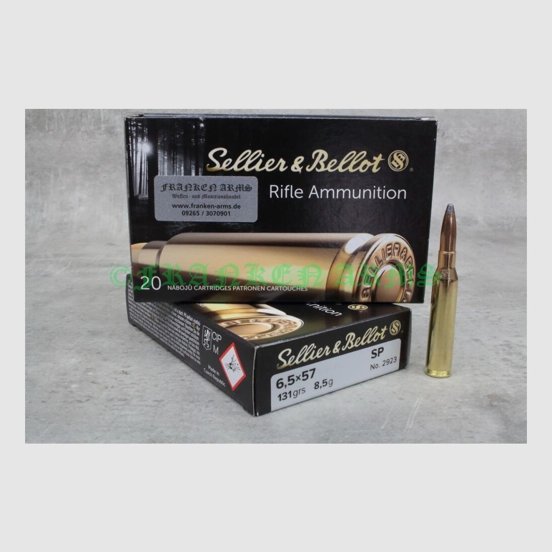 Sellier&Bellot 6,5x57 Palla a punta morbida 131gr. 8,5g 20 pezzi