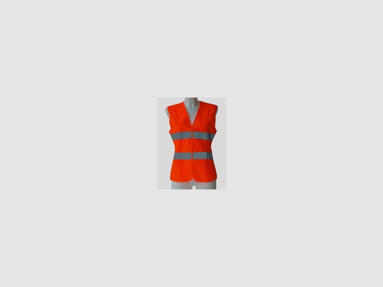 Warnweste für Damen Orange EN ISO20471:2013 reflektierend