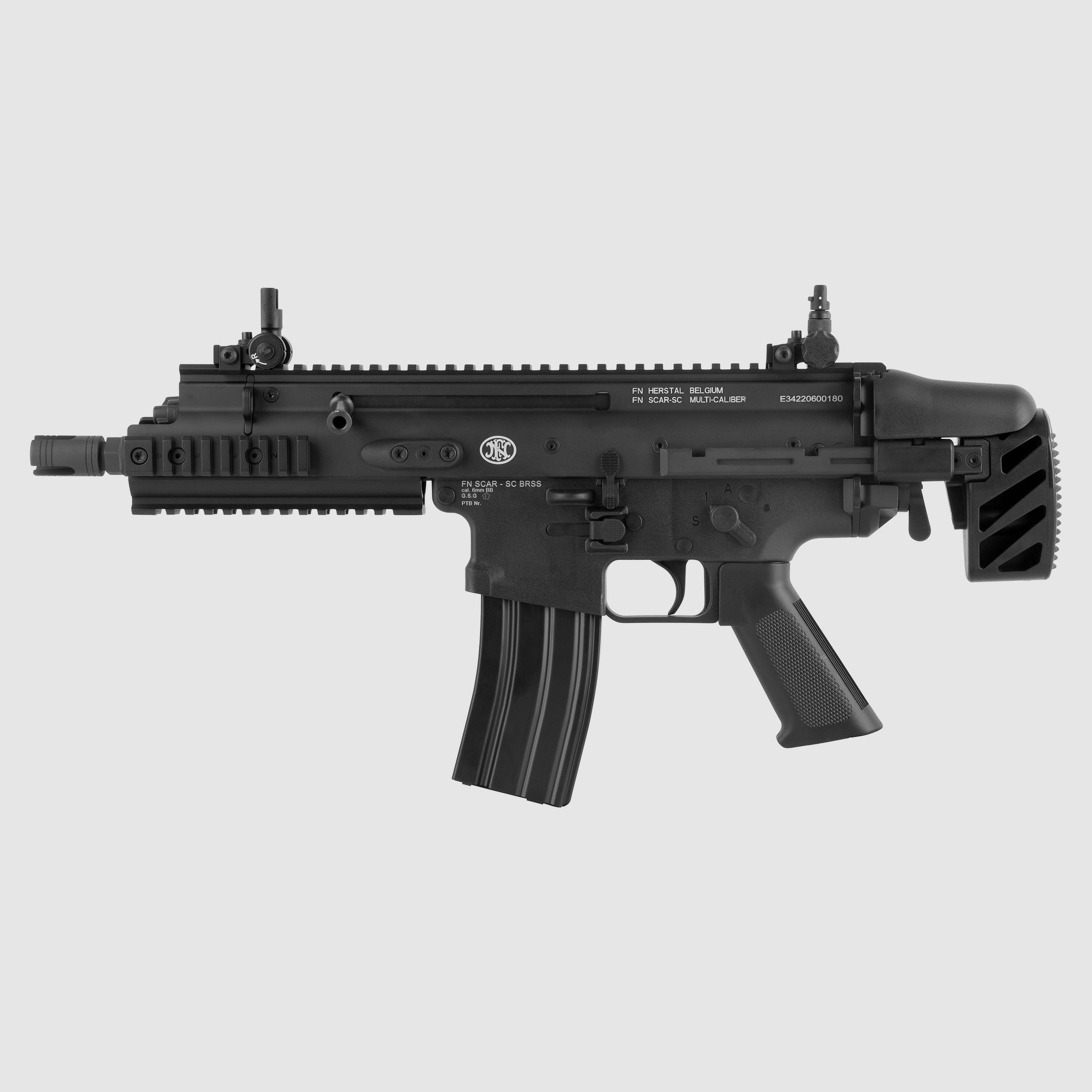 FN Herstal Scar SC BRSS schwarz 6mm - Airsoft S-AEG