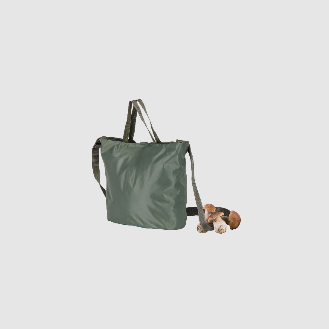 VENTURINI MUSHROOM CARRYING BAG GREEN IN NYLON
