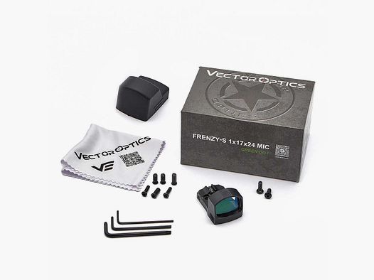 Vector Optics SCRD-G43 Frenzy-S 1x17x24 IP67 3MOA Mira de punto verde