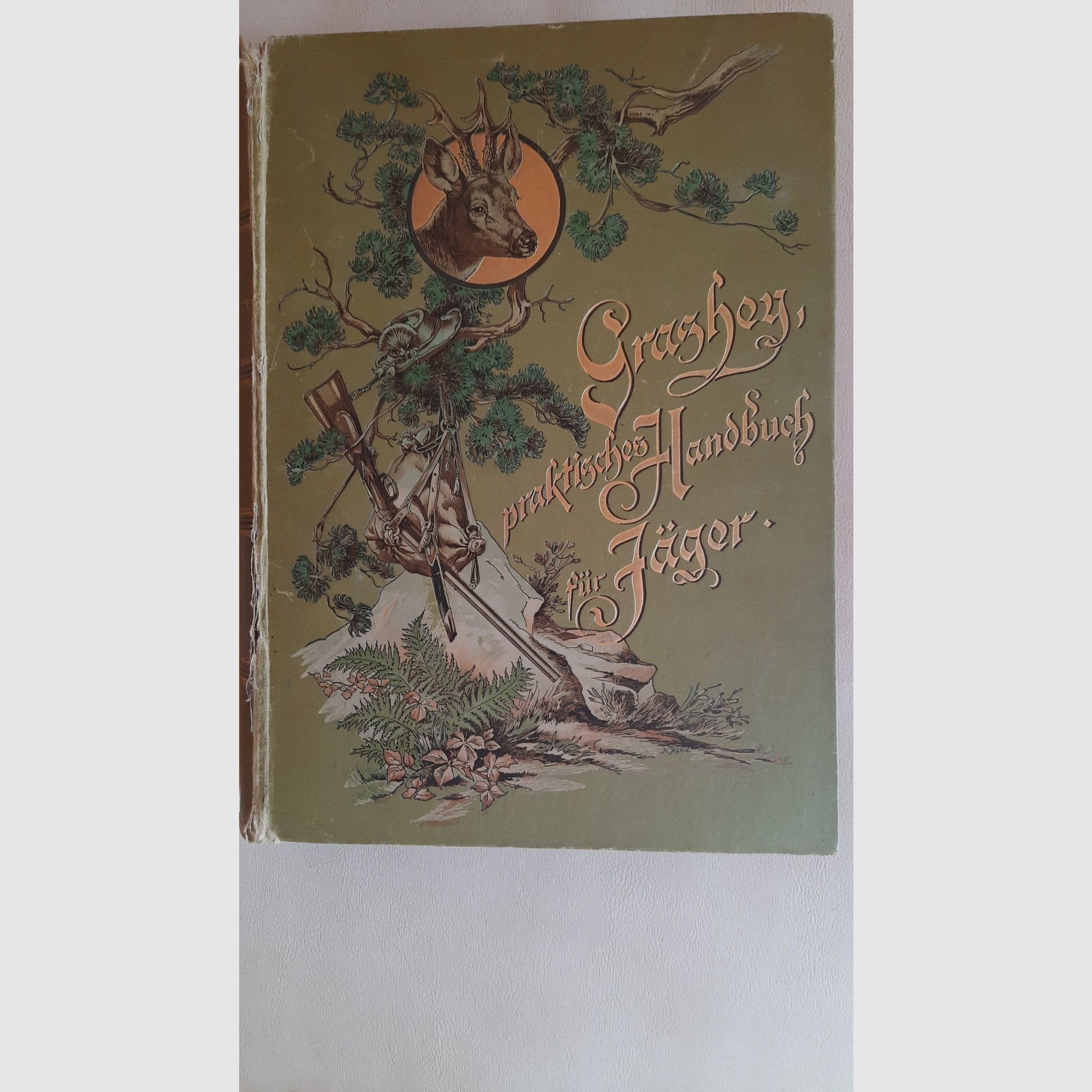 Historisch origineel - Grashey, praktisch handboek voor jagers uit 1894