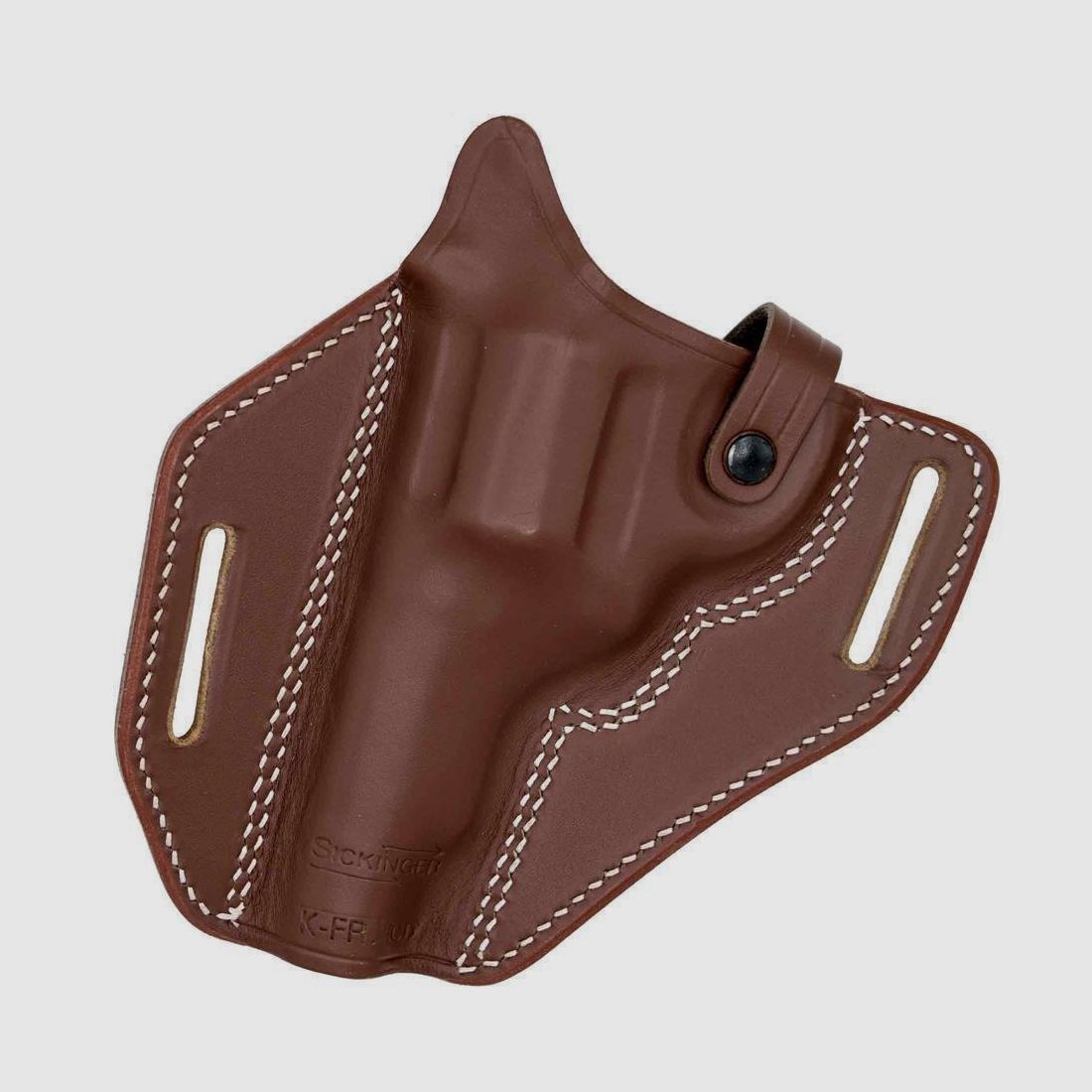 LIGHTNING "Cross Draw" Jagdholster für Revolver 3" N-Frame S&W 27/29/325/327/329/610/625/627/629,Taurus 17/44/97/425/990/991/992-Braun-Linkshänder