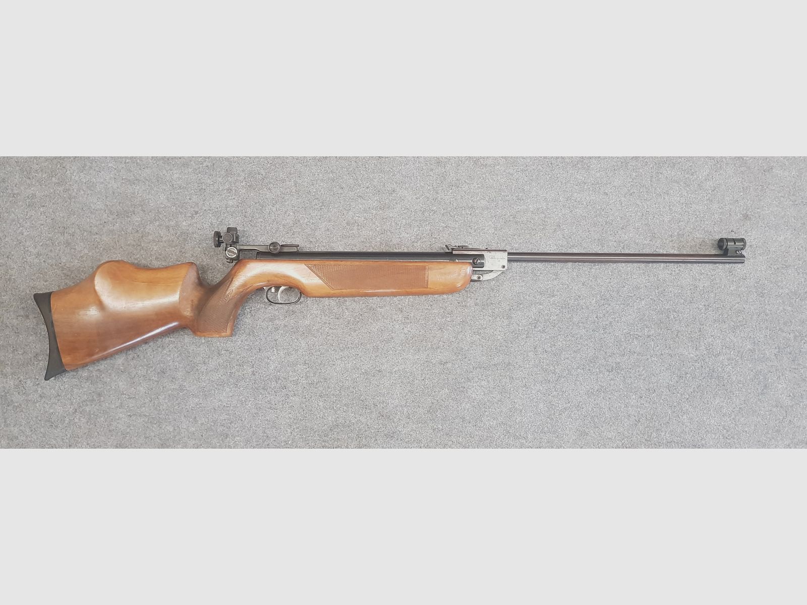 Sehr altes Weihrauch HW55 T  mit Tiroler Walnussschaft Knicker Luftgewehr  ohne F-Zeichen aus den 60iger Jahren cal. 4,5mm Diabolo