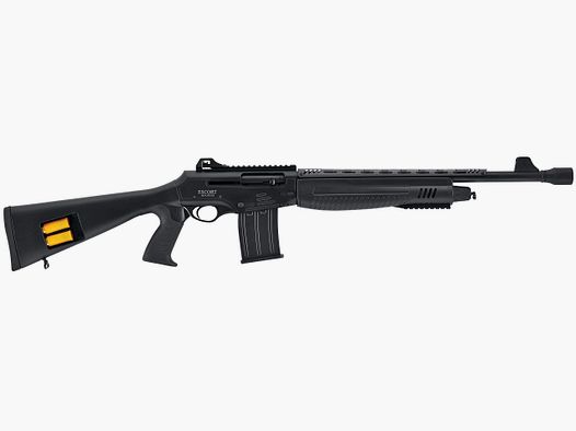 Fusil de chasse semi-automatique Mercury sport Pro Tuning Raider avec crosse noire et magasin de 2 coups, cal. 12/76