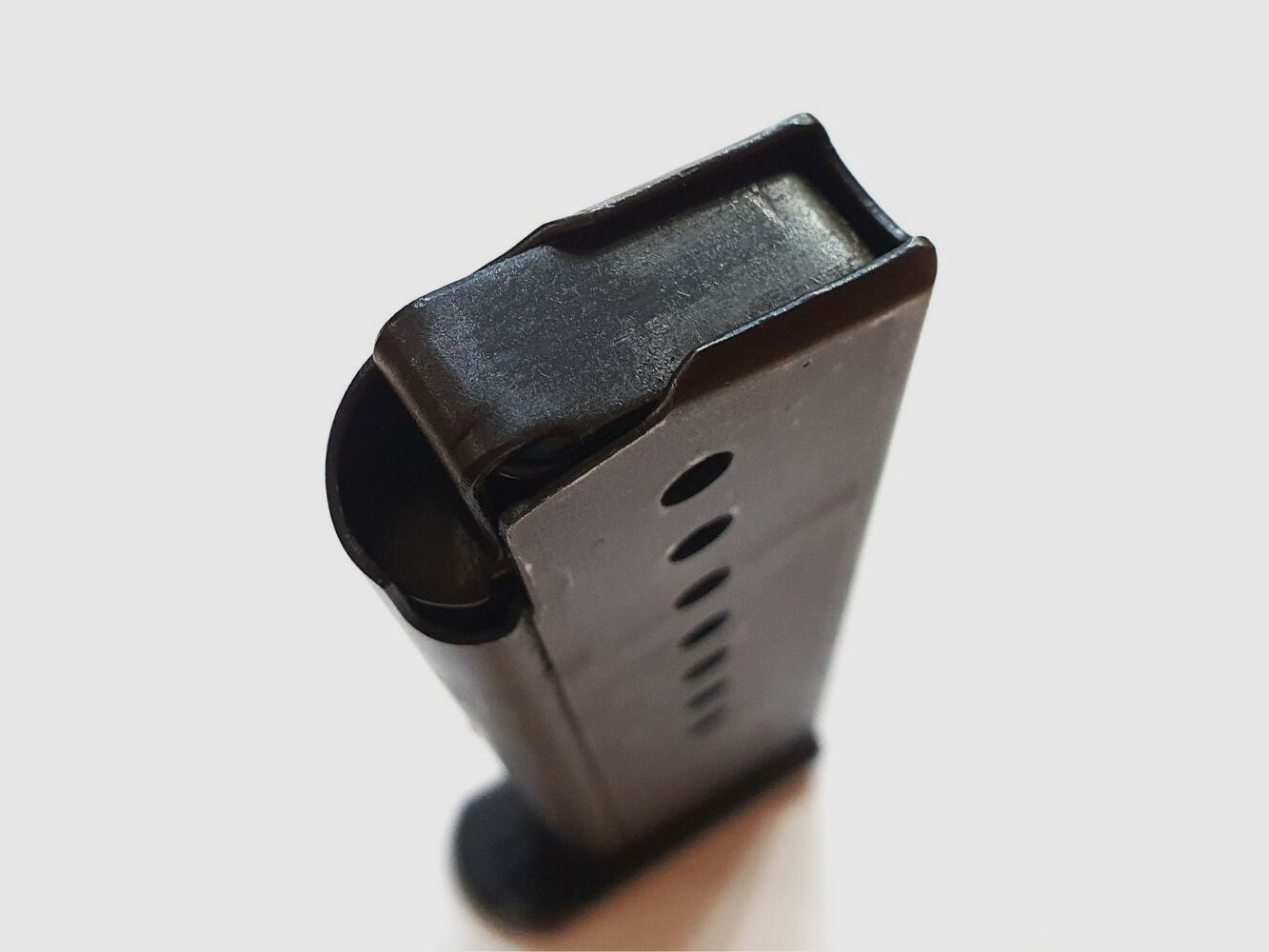 Fábrica de armas Carl Walther Walther P38 Cargador, Segunda Guerra Mundial, con sellos de Wehrmacht, usado