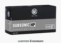 RWS Subsonic HP 2,6g - 40gr .22lr