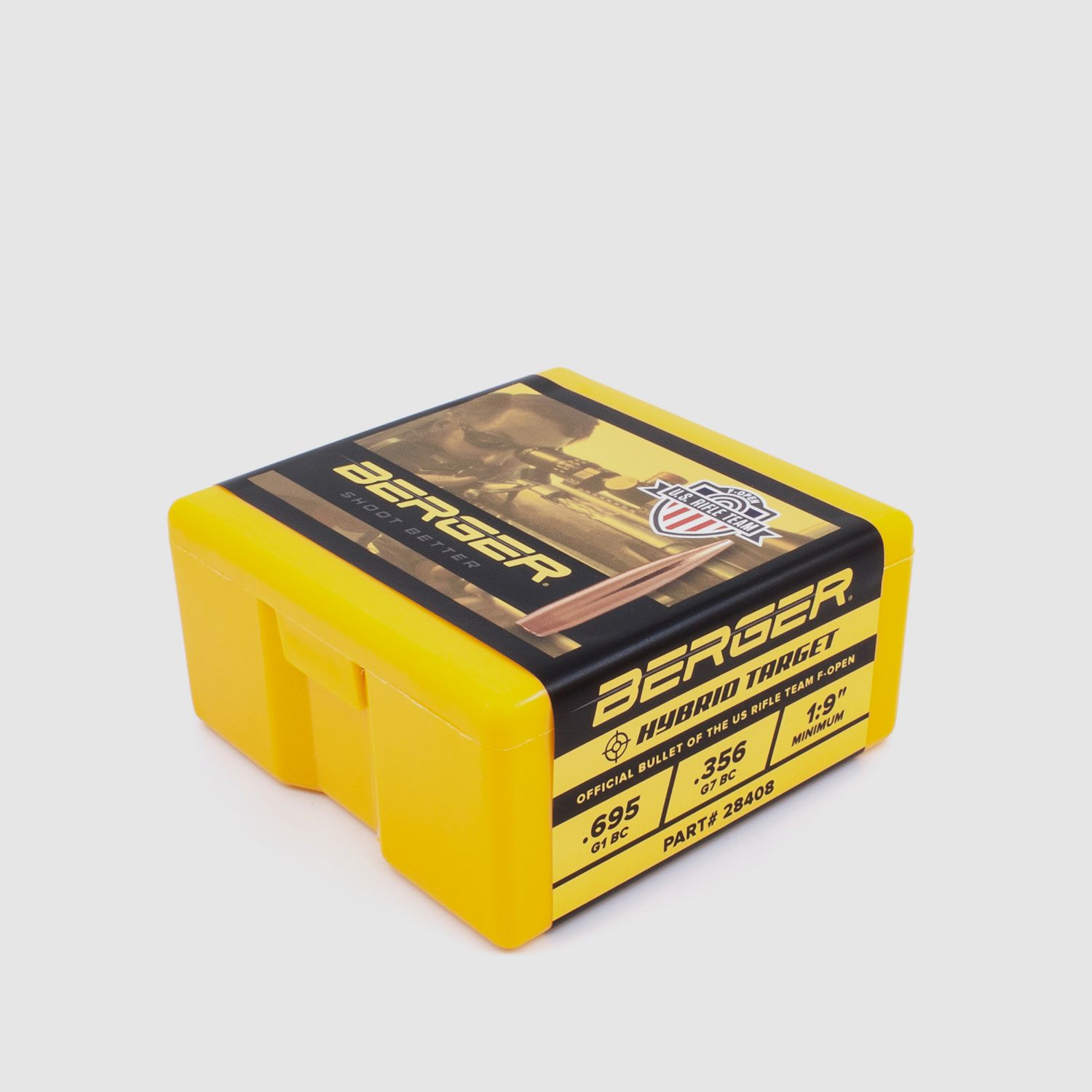 Proiettile Berger 7mm/.284 F-Open Hybrid Target 184GR 500 pezzi