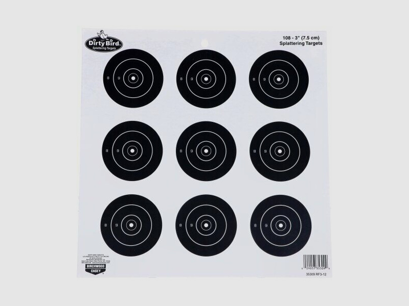 Birchwood Casey Dirty Birds Splattering Target 9x3"