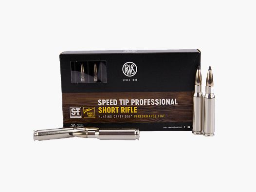 RWS Speed Tip Professional .308 165gr Short Rifle 20 Schuss