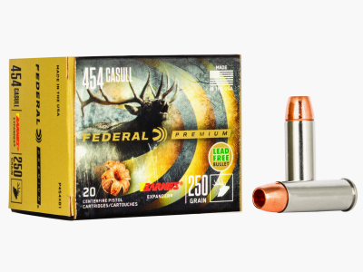 Federal Büchsenmunition Premium .454 Casull 16,2 g / 250 gr Barnes Expander Vital Shok