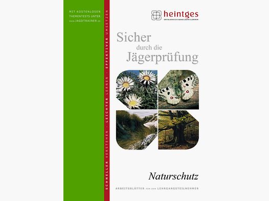 Sicher durch die Jägerprüfung – Arbeitsblätter Naturschutz