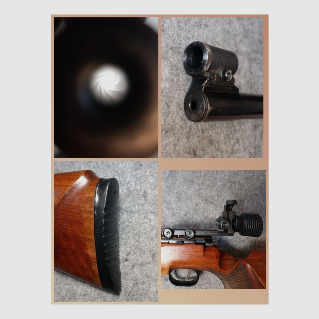 Anschütz Mod. 54 Match met diopter houten kolf