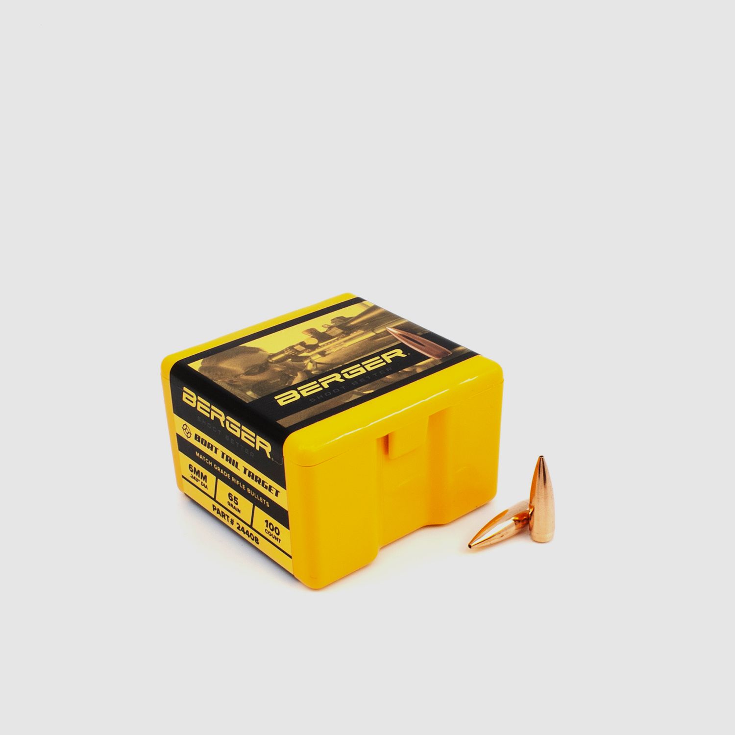 Proiettile Berger 6mm/.243 BT Target 65GR 100 pezzi