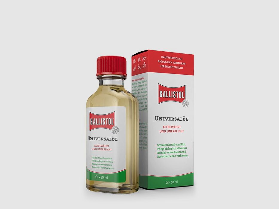 Ballistol gun oil dropper bottle 50ml cleaning accessory for weapons