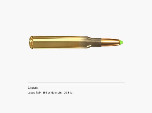 Lapua 7×64 156 gr Naturalis – 20 Stk.