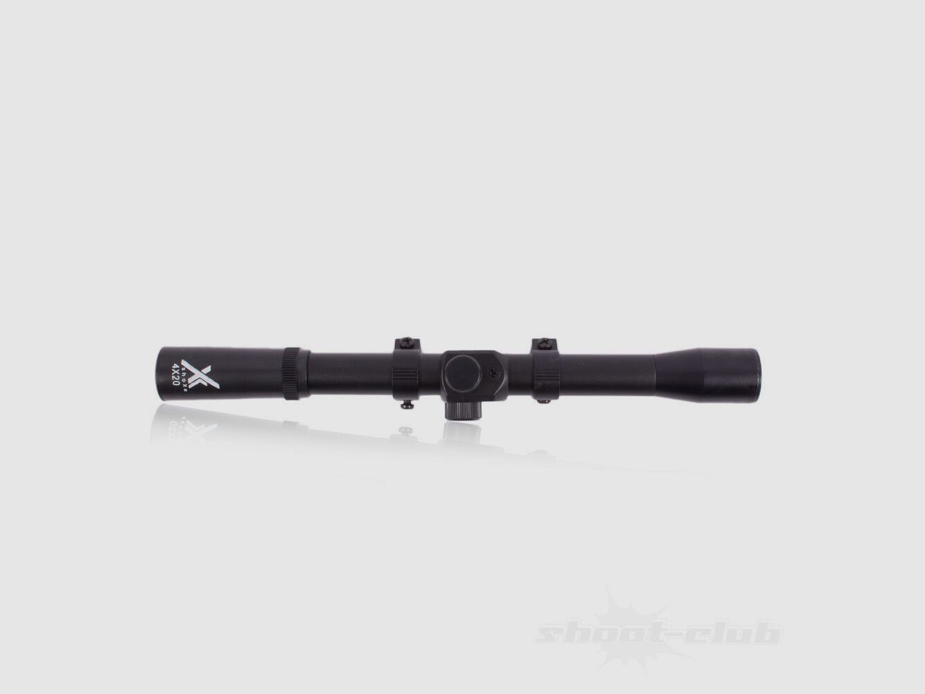 shoXx Zielfernrohr LG-Target Serie 4x20 + 2 Montageringe