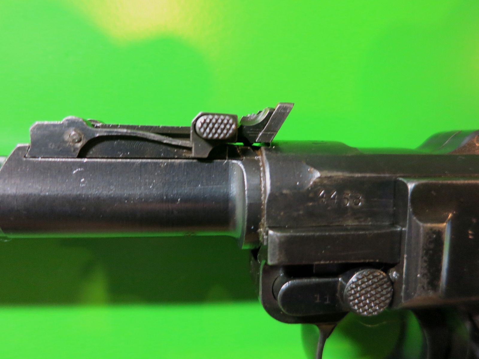 Deutsche Waffen- und Munitionsfabriken (DWM) 1918 , lange Pistole 08 P08, Ari P08 (Artillerie), 9 mm Luger     #48