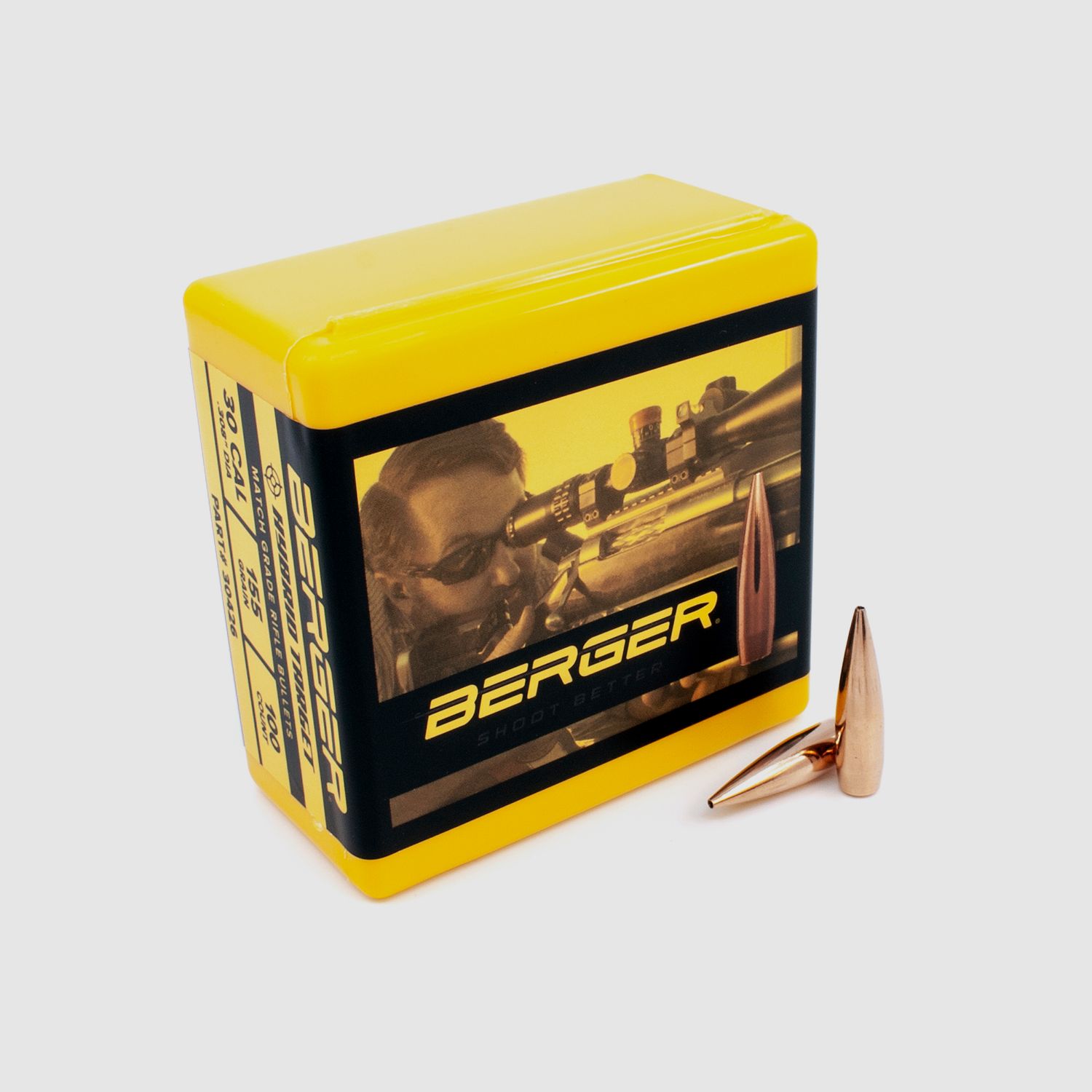 Proiettile Berger .30 Hybrid Target 155GR 500 Pezzi