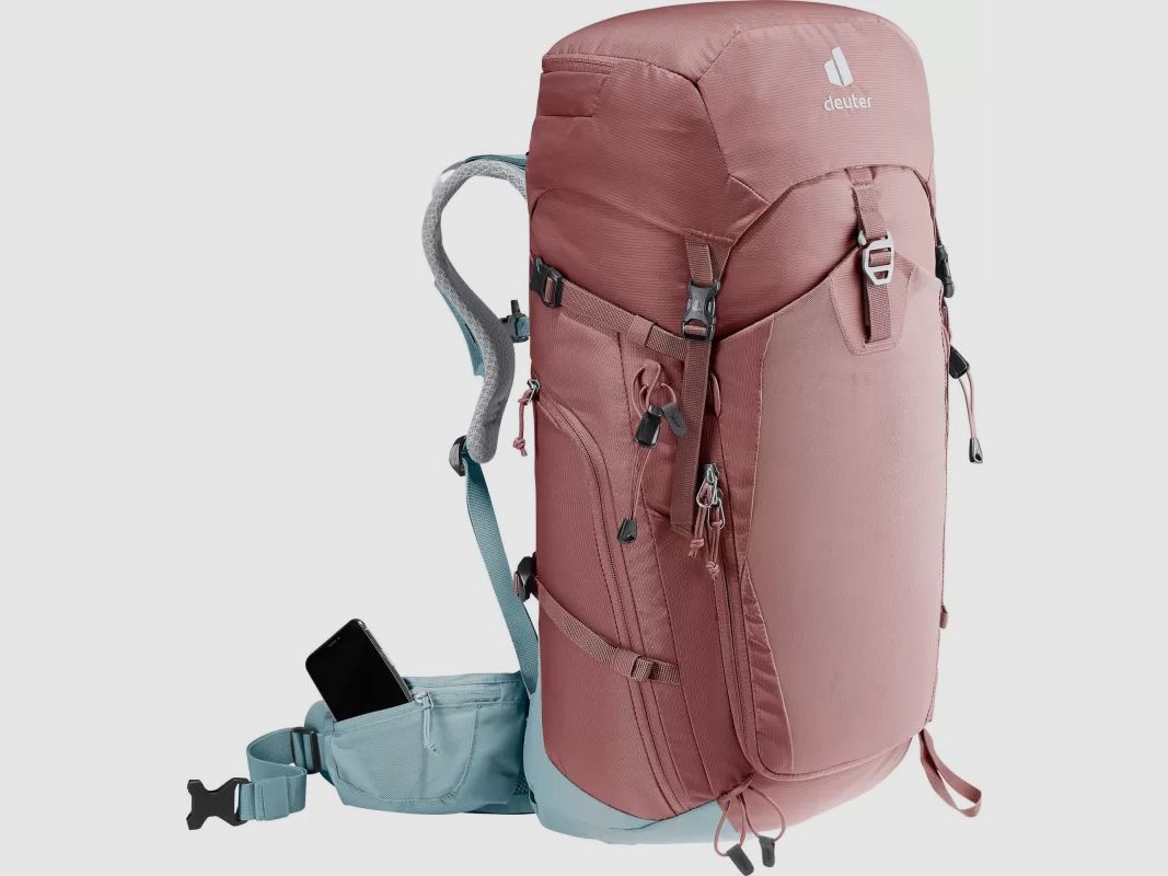 Deuter Trail Pro 34 SL Rot, Grau, Bild 8 von 14