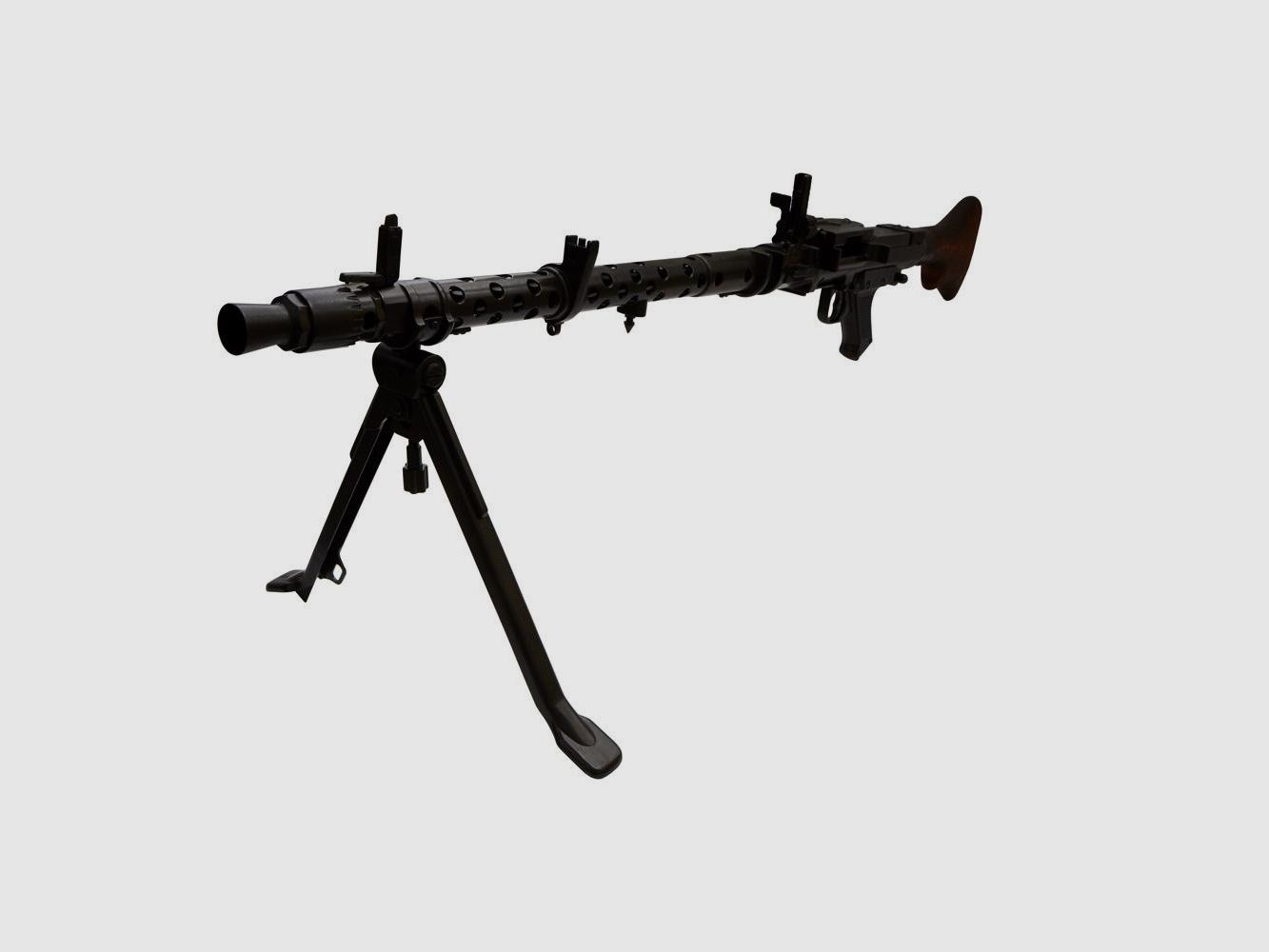Replica Duitse MG34 Mitrailleur Denix - Realistisch Metaal en Hout - Militaire Collectie en Decoratie, afbeelding 21 van 24