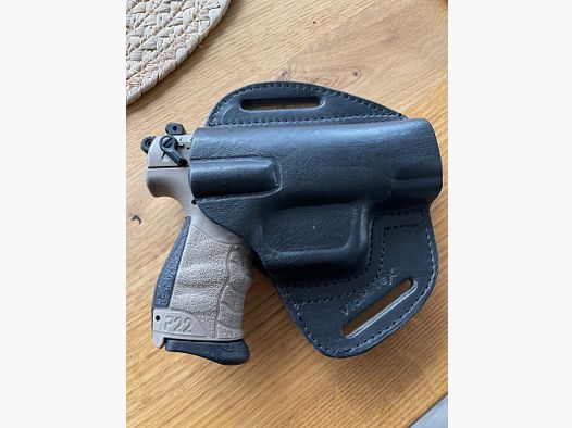 UX Pistolenholster Gürtel Holster Leder UNIVERSAL Waffenholster VlaMiTex Weihnachtsangebot