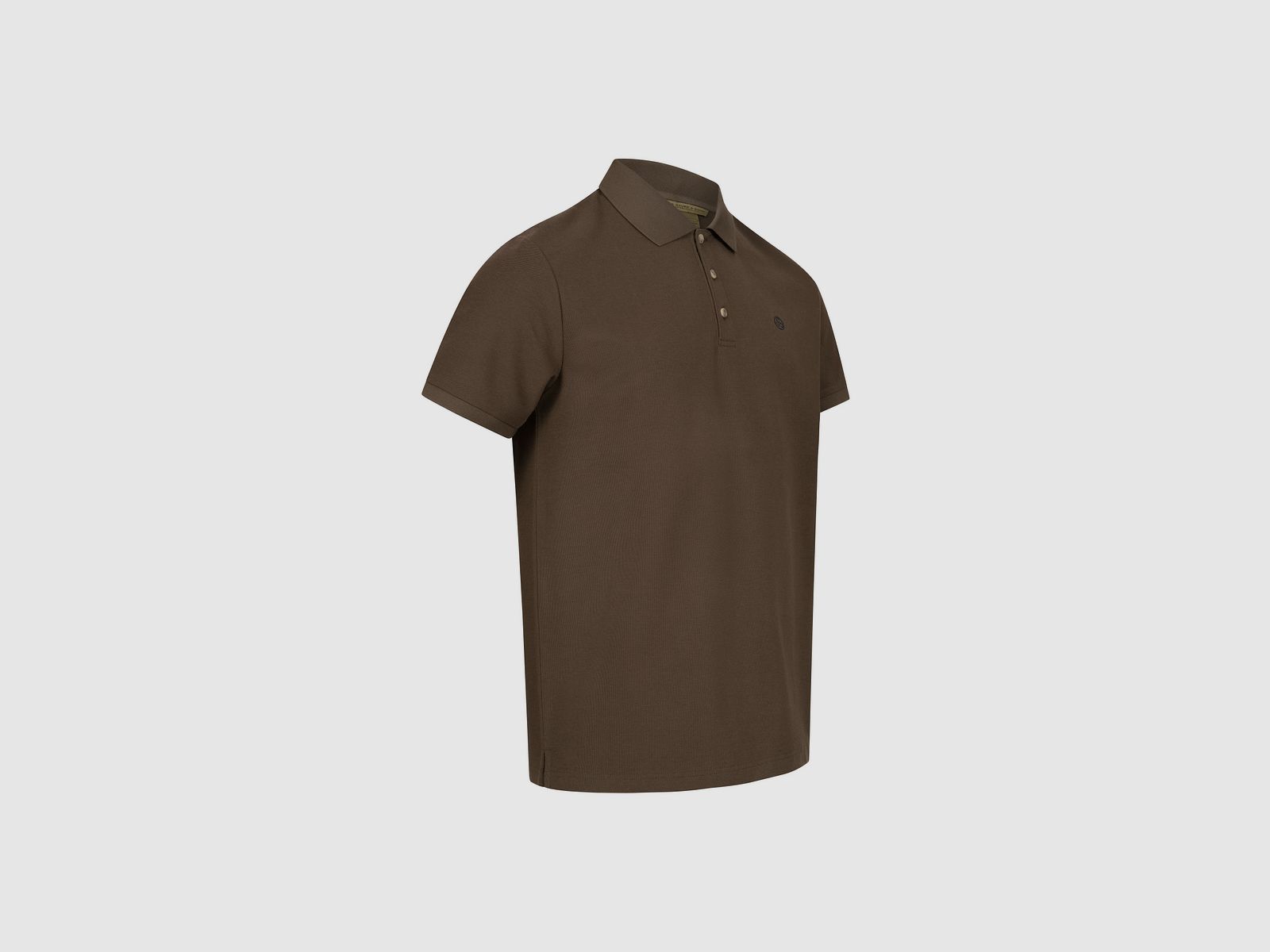 Sauer&Sohn Sauer polo 23 chocolat T-shirts pour homme, image 4 sur 4